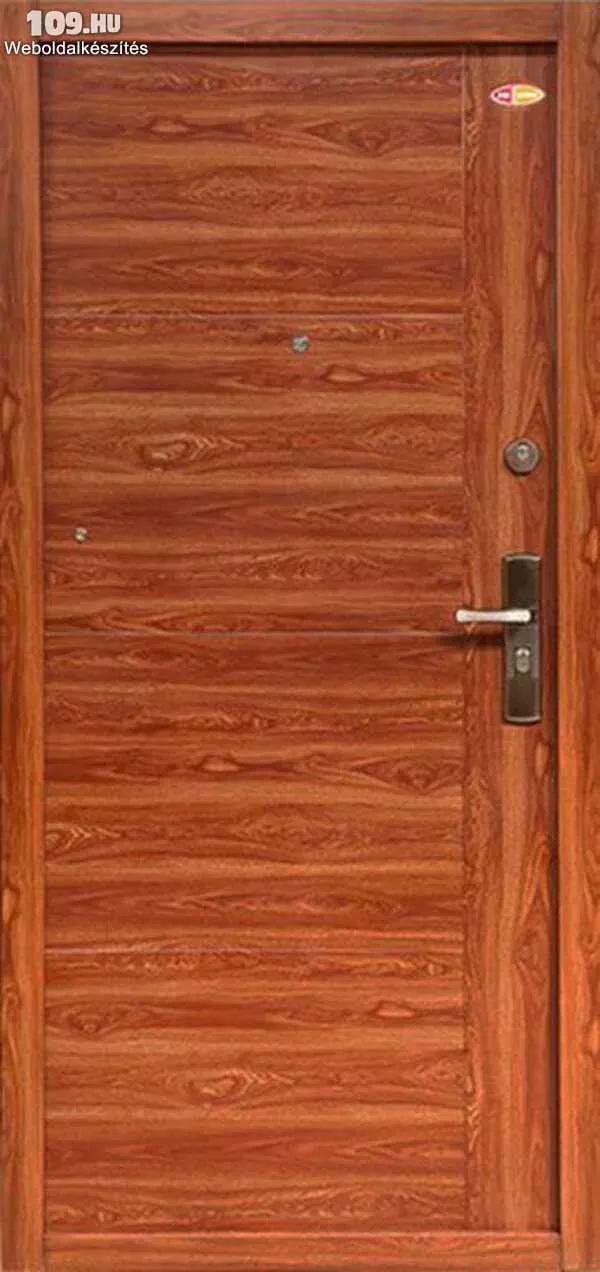 Acél biztonsági HI SEC ajtó - Modern matt aranytölgy