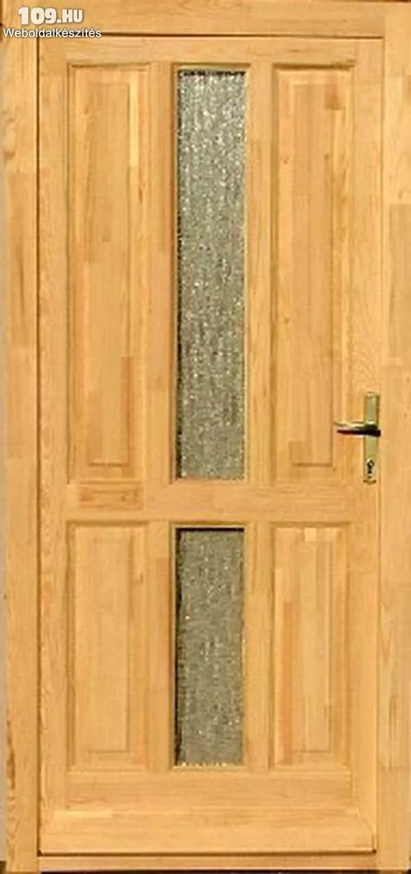 Festett fa bejárati ajtók - Eger