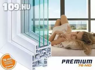 Műanyag ablakok, erkélyajtók - Kömmerling Premium 76 MD