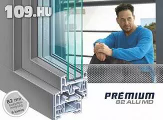 Műanyag ablakok, erkélyajtók - Kömmerling Premium ALU82 MD