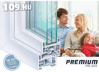 Műanyag ablakok, erkélyajtók - Kömmerling Premium 76 AD